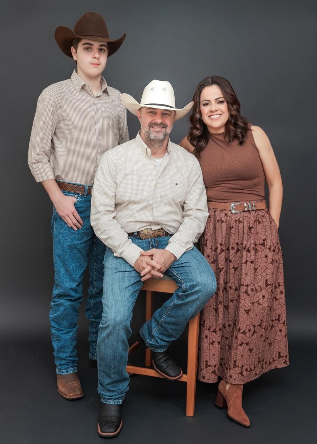 Daniel Fachin, fundador da Precision Ropes, junto da família
